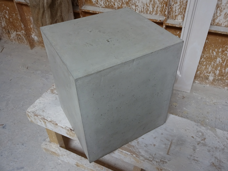 Concrete Cube Side Table