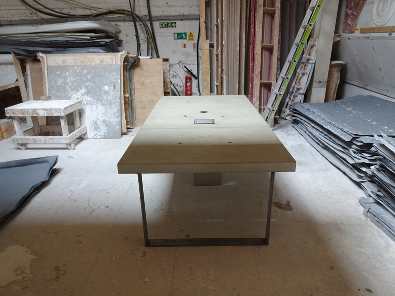 Polished Concrete Meeting Room Table UK